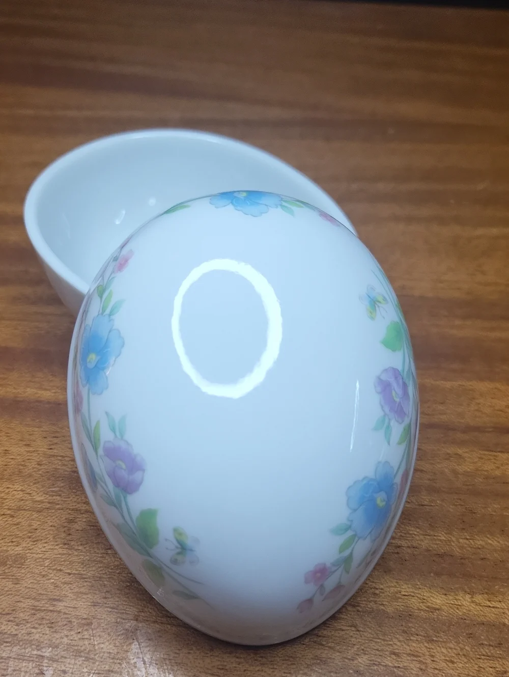 Floral Porcelain Trinket Box